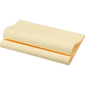 Tovagliolo TNT airlaid "Dunisoft" champagne 40x40cm, confezione da 60 pezzi
