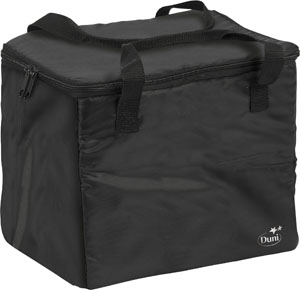 Borsa termica nylon nero linea "Thermo" con maniglie