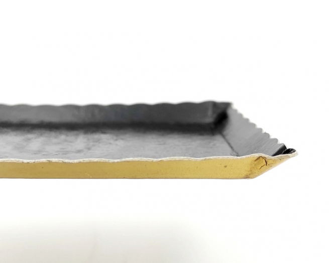 Vassoio monoporzione rettangolare 70x120mm, confezione da 100 pezzi