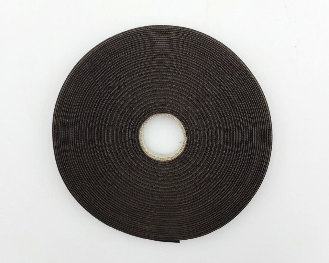 Fettuccia in cotone marrone, altezza 16 mm, lunghezza 50 metri