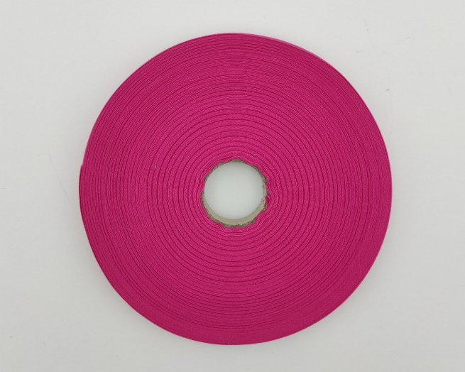 Fettuccia in cotone fucsia, altezza 16 mm, lunghezza 50 metri