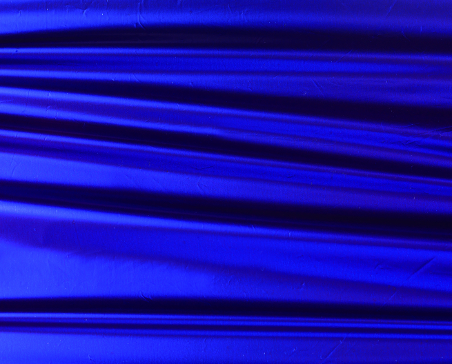Bobina metallizzata colore blu, altezza 100 cm, lunghezza 20 metri