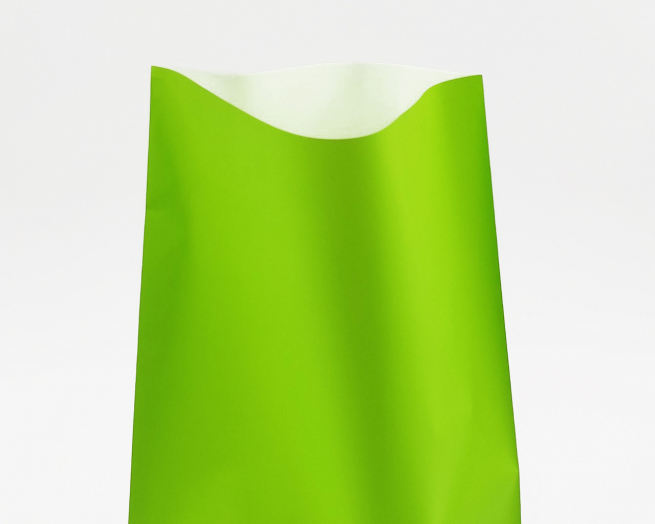 Sacchetto regalo opaco "Pearly", tinta unita color verde mela