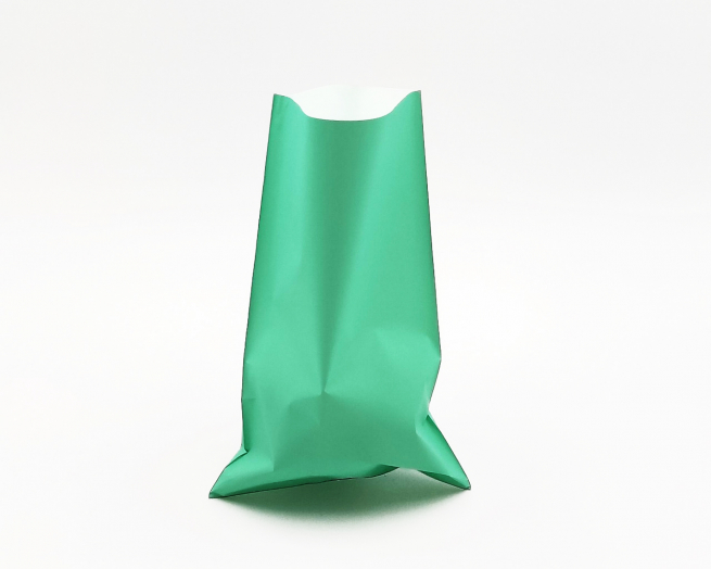 Sacchetto regalo satinato verde menta opaco tinta unita linea "Soft"
