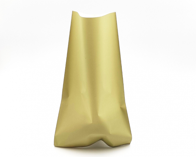 Sacchetto regalo satinato oro antico opaco tinta unita linea "Soft"