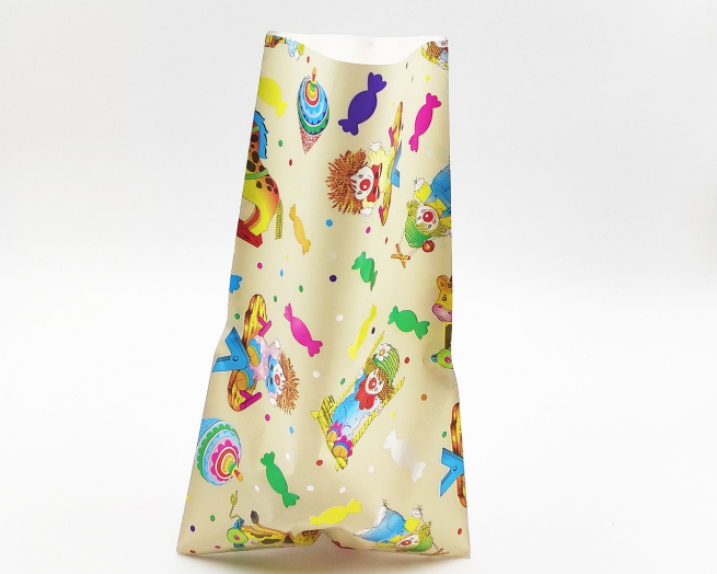 Sacchetto regalo perlato con clown