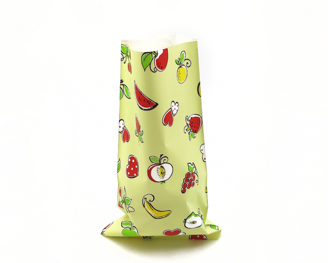 Sacchetto regalo perlato con frutta