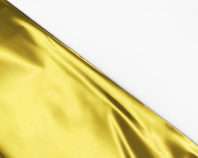 Sacchetto regalo metallizzato oro tinta unita