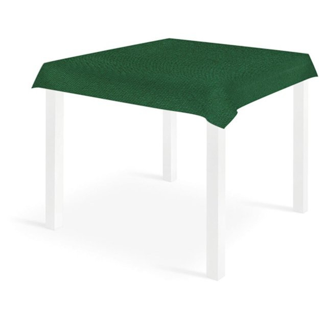 Tovaglia quadrata verde bosco in tessuto non tessuto airlaid 100x100cm, confezione da 25 pezzi
