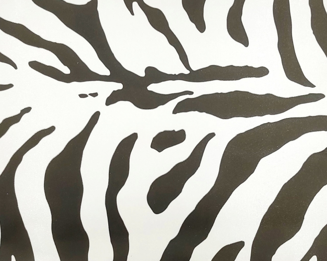 Sacchetto regalo metallizzato fantasia "Brillante Zebra", confezione da 50 pezzi