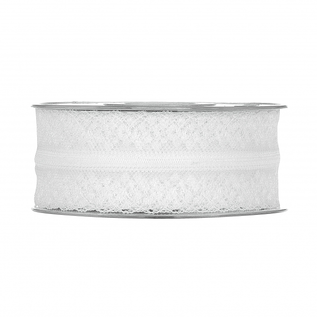 Rotolo nastro con pizzo "Provenza", altezza 40mm, lunghezza 20 metri