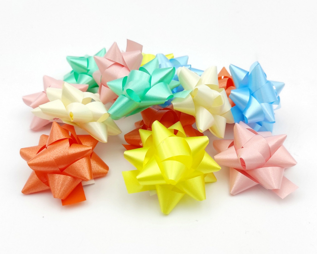 Coccarda adesiva diamant, colori assortiti primavera,  confezione da 100 pezzi