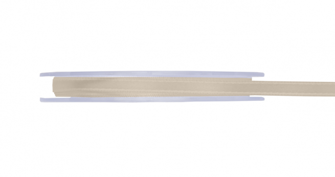 Rotolo nastro doppio raso beige, in bobina da 100 metri