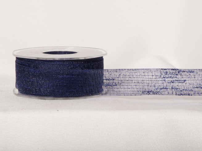 Rotolo nastro retina "Veletta" blu scuro, lunghezza 25 metri