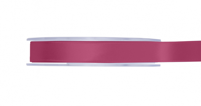 Rotolo nastro doppio raso fucsia, in bobina da 50 metri