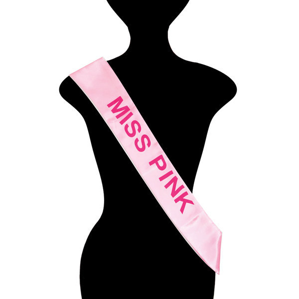 Fascia premio decoro "Miss Pink", lunghezza  168cm