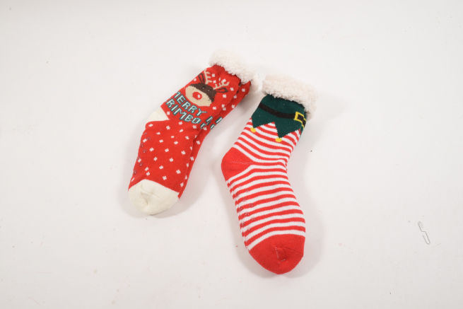 Calzettoni "Funny Christmas", in tessuto antiscivolo, soggetti assortiti