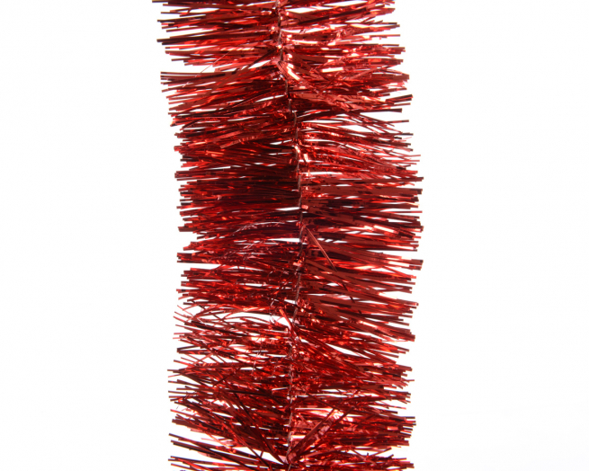 Festone rosso, lunghezza 270 cm, diametro 7.5 cm