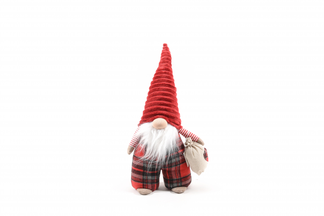 Babbo Natale in tessuto, altezza 59 cm
