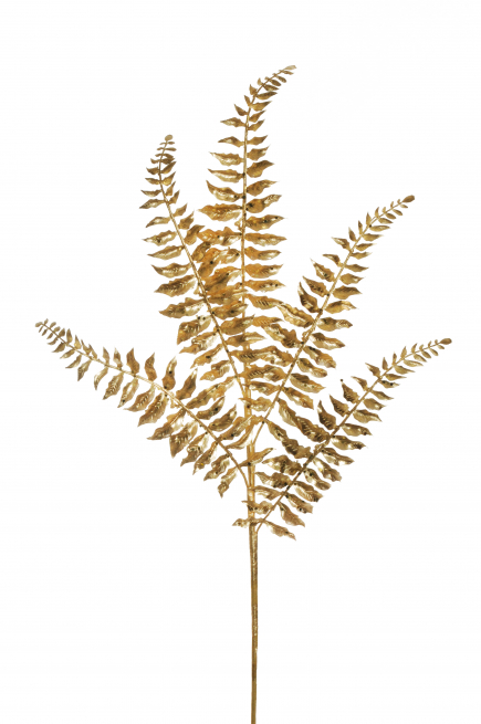Felce con stelo oro, altezza 86 cm