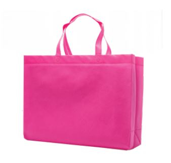 Shopper fucsia in tessuto non tessuto, confezione da 10 pezzi