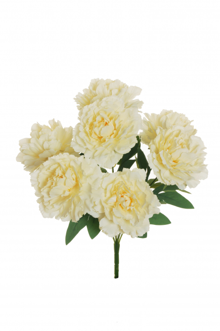 Mazzo di peonie, altezza 46 cm, vari colori