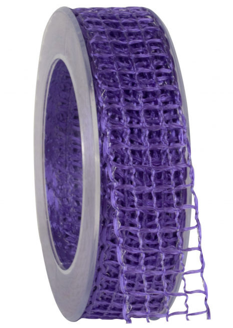 Rotolo nastro rete "Alma" lavanda, lunghezza 20 metri