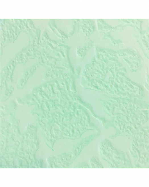 Scatola "Cubetto" in cartoncino goffrato verde chiaro con coperchio, formato 5x5x5cm, confezione da 10 pezzi