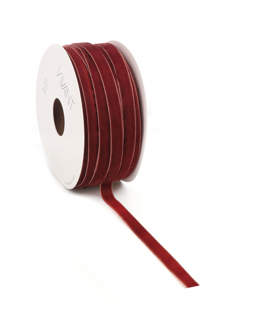 Rotolo nastro velluto "Velvety" altezza 9mm, lunghezza 20 metri