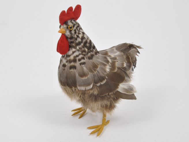 Gallina con cresta rossa, altezza 29 cm