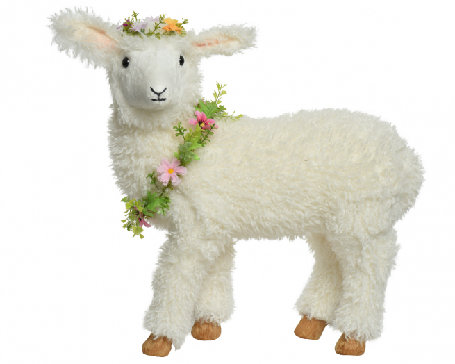 Agnello bianco, altezza 50 cm
