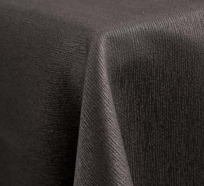 Tovaglia quadrata nera in tessuto riutilizzabile 150x150 cm