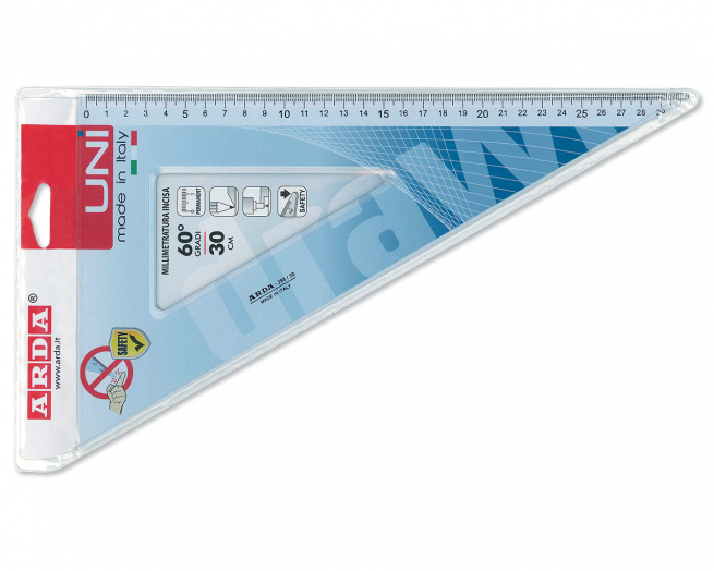 Squadra "Uni" 60° da 30 cm
