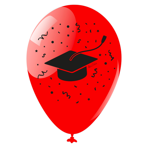 Palloncino "Laurea", confezione da 12 pezzi