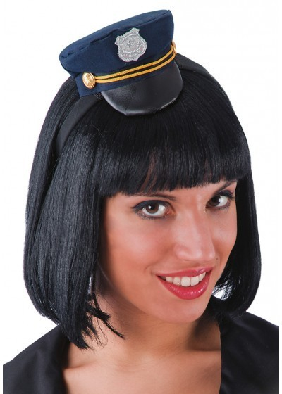 Cappellino poliziotta con fascia