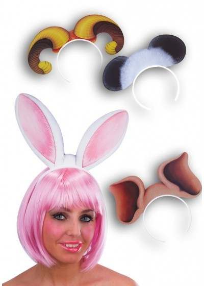 Cerchietto con orecchie animaletti, in modelli assortiti