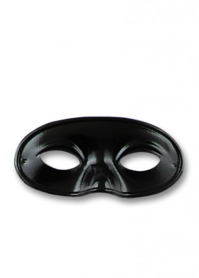 Maschera "Domino" per bambini nera