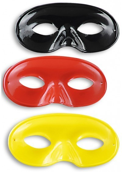 Maschera "Domino" per adulti colori assortiti