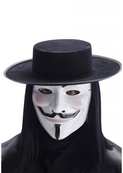 Maschera bianca per adulto "V per Vendetta"
