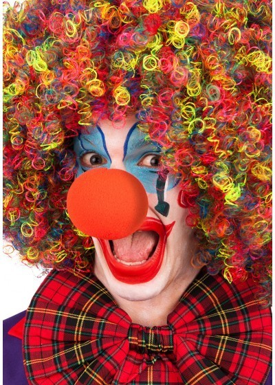 Naso rosso "Clown" in spugna, diametro 7 cm