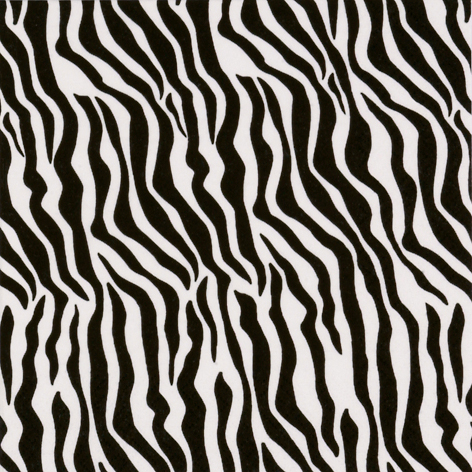 Tovagliolo in carta 3 veli stampa "Effetto zebrato", 33x33 cm, confezione da 20 pezzi