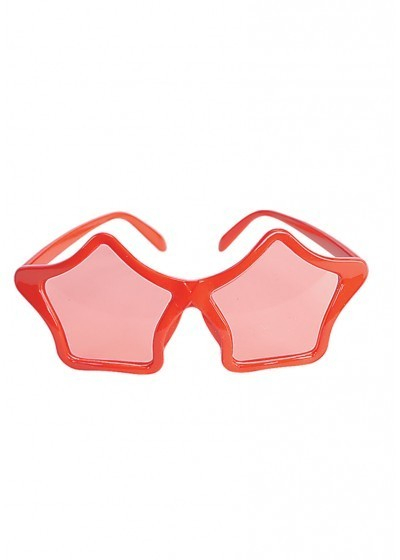 Occhiali a forma di "Stella" rossi