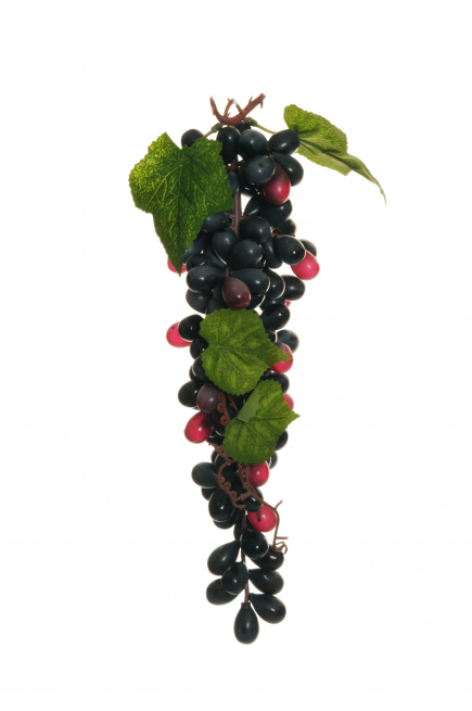 Grappolo di uva colori variegati, altezza 34 cm
