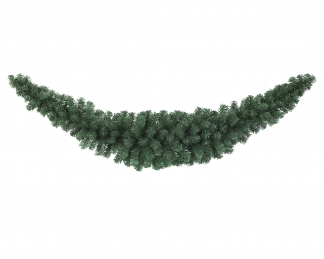 Festone ad arco "Imperial" verde, lunghezza 180 cm