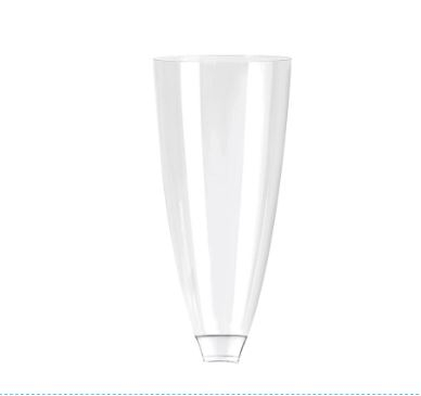 Bicchiere flute plastica in PS trasparente 100cc, confezione da 20 pezzi