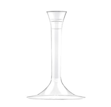 Bicchiere flute plastica in PS trasparente 100cc, confezione da 20 pezzi