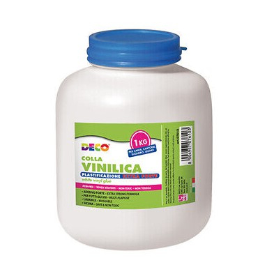 Colla vinilica extra forte, barattolo da 1 kg
