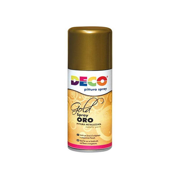Bomboletta vernice spray oro da 150 ml