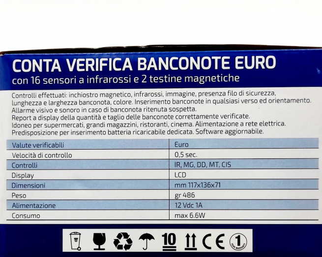 Conta verifica banconote "Pixel S2"