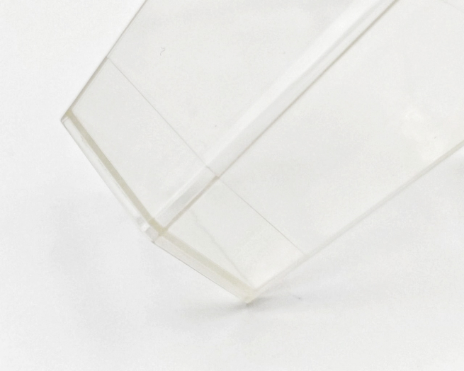 Mini coppetta fingerfood "Kubic" in PLA biodegradabile, 120cc, confezione da 50 pezzi